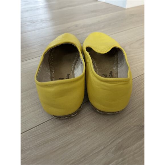 Sabah Women’s Handmade Leather Loafers In Yellow Size 38 - Picture 3 of 8